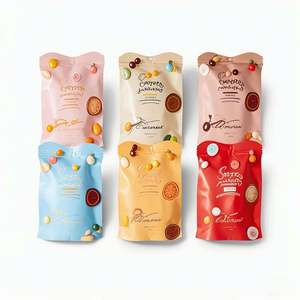 Custom Cute Animal-Shaped Doypack Pouches Small Standing Zipper Bags for Moisture-Proof Packaging Candy Snack <b>Pet</b> <b>Food</b> Jelly - Product Image 1
