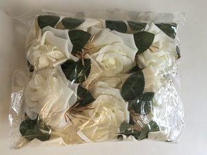 Ornement floral en ruban pour poignée de porte de <span class=keywords><strong>voiture</strong></span> de <span class=keywords><strong>mariage</strong></span>, roses artificielles vert sauge, bordeaux, rose et blanc, pour cérémonie de <span class=keywords><strong>mariage</strong></span> - Product Image 5