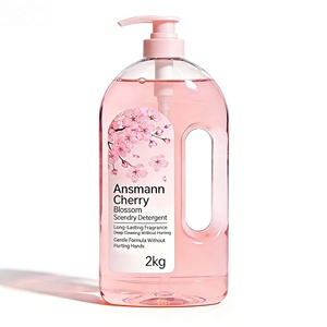 Deterjen Cair Ansmann Cherry Blossom 2kg Lembut untuk Kulit Sensitif Pembersih Noda Mendalam Aroma Tahan Lama Mudah Dibilas - Product Image 1