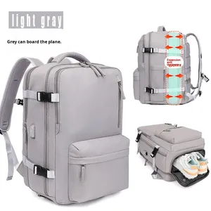 Grenz überschreitende neue Erweiterung Unisex Oxford Polyester Rucksack Travel 36-55L Extra große Kapazität Gepäck tasche Schuh fach - Product Image 2