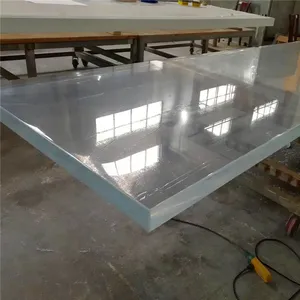 50mm-100mm panel akrilik/acrylic kaca untuk kolam renang