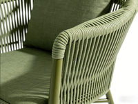 Ensemble de table et de chaises de jardin tressées d'extérieur, design unique et confortable, meubles adaptés aux balcons et aux terrasses