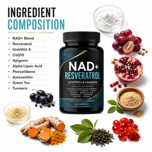 ผลิตภัณฑ์เสริมอาหาร NAD Plus ปรับแต่งได้ 1000 มก. ต่อหนึ่งหน่วยบริโภค 60 หน่วยบริโภค ปราศจากกลูเตน มังสวิรัติ อุดมด้วยสารต้านอนุมูลอิสระ ได้รับการรับรองมาตรฐาน GMP และ HACCP อายุการเก็บรักษา 24 เดือน - Product Image 3