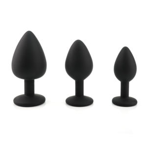 سدادة شرجية محمولة مقاومة للماء من السيليكون من SEXBAY، الأكثر مبيعًا، مع ثلاثة أحجام مختلفة للرجال والنساء - Product Image 2