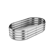 Kit de jardinière surélevée en métal de 12 pouces de hauteur pour légumes et fleurs