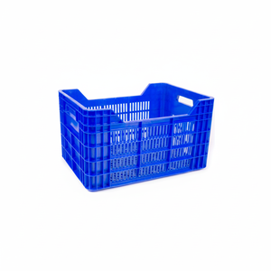 KE 920B Perforated <b>Crate</b> Virgin HDPE Heavy Duty Stackable Recyclable Foldable Industrial Agriculture Harvest <b>Storage</b> <b>Crate</b> - Product Image 2