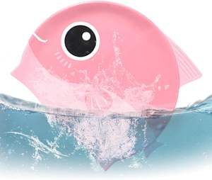 <span class=keywords><strong>Poisson</strong></span> dessin animé élasticité maximale faible coût imperméable grand <span class=keywords><strong>bonnet</strong></span> <span class=keywords><strong>de</strong></span> <span class=keywords><strong>bain</strong></span> unisexe pour les enfants - Product Image 3