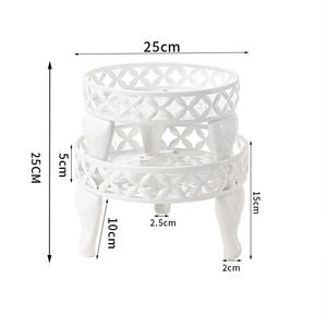 Estante para macetas verdes de capa alta y baja, jaulas de almacenamiento para macetas de hierro para sala de estar, balcón, nuevos estantes de almacenamiento tipo suelo - Product Image 6