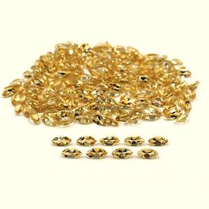 3.5x7mm Citrine Marquise Cut Pierres précieuses en vrac pour la fabrication de bijoux Citrine de qualité supérieure Pierre à facettes calibrée au prix de gros - Product Image 1