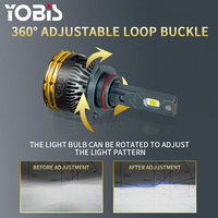 Yobis M9 Pro 140 vatios 14000LM Auto Focos Bombillo LED coche Led Luces Faro H1 H7 H11 coche H4 LED bombillas de faros LED para coche