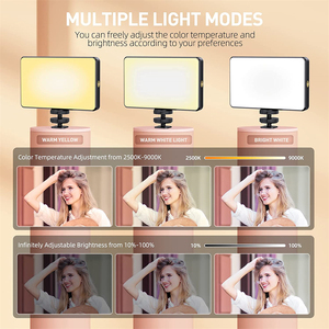 3000mah 120 Leds Téléphone Selfie Lumière De Remplissage Avec 1/4 Vis Clip Vidéo Lumière pour Téléphone Selfie <span class=keywords><strong>Tiktok</strong></span> Live - Product Image 2