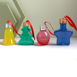 Botella de bebida de plástico PET con forma de hombro redondo de 50ml para jugo, agua Mineral, té, decoración de vacaciones - Product Image 5