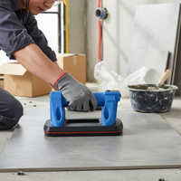 Ventouses électriques manuelles puissantes et durables pour l'installation de verre et le levage de carreaux sur surfaces lisses et rugueuses