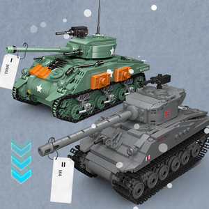Colección histórica <span class=keywords><strong>M4</strong></span> Sherman Tank WW2 1/35 Army Weapon Kit de modelo de plástico Construcción educativa Juguete Construcción de ladrillos - Product Image 5