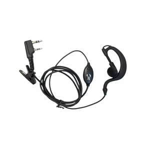 Radio Bidireccional Portátil <span class=keywords><strong>Baofeng</strong></span> <span class=keywords><strong>UV</strong></span>-5R, Walkie Talkie <span class=keywords><strong>BF</strong></span>-888s <span class=keywords><strong>UV</strong></span>-<span class=keywords><strong>82</strong></span>, Micrófono PTT, Auriculares con Conector K de 2 Pines, Auriculares Intrauditivos de 125 cm, Especializados - Product Image 3