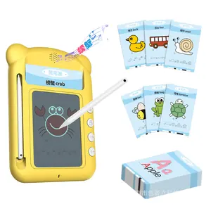 Smart Card Audio Learning Machine Lcd Board Voor Kinderen Graffiti Tekening Vroege Onderwijs Kinderen Vroeg Leren Speelgoed