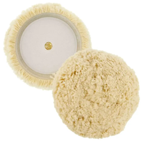 Tampon de polissage en laine simple face de 8 pouces - Haute qualité pour le polissage de la carrosserie automobile