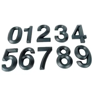 Custom 3D/4D Acrylic Numbers With 3M Adhesive Plastic Acrylic 4D Gel Letters Car License Plate Numbers/Letters