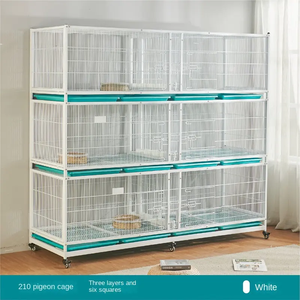 Rifornimento diretto in fabbrica gabbie per piccioni metalliche su misura di colore e dimensioni con <span class=keywords><strong>nido</strong></span> - Product Image 6