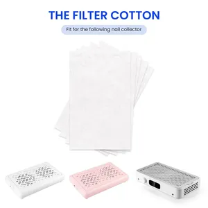 Filtre anti-poussière pour aspirateur à ongles, en tissu non tissé de coton, accessoire de remplacement pour nettoyage des ongles - Product Image 4