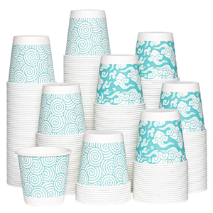 Custom Logo Biodegradable Food Grade <b>Disposable</b> Single Wall Paper <b>Cup</b> 4oz 7oz 9oz Hot Drink Takeaway Wholesale Bulk - Product Image 1
