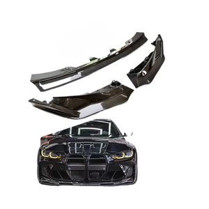 Splitter Anteriore in Fibra di Carbonio Stile V di Alta Qualità per Paraurti <span class=keywords><strong>BMW</strong></span> M4 M3 G82 G80 2020+ - Product Image 3
