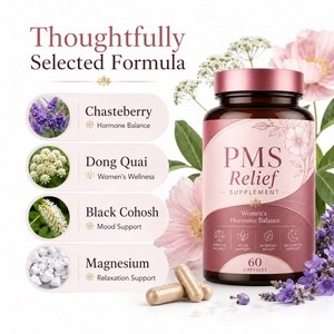Complément Naturel de Soutien Hormonal PMS pour Femmes : Vitamine B6, Gousses de Gattilier, Dong Quai – 60 Gélules pour l'Humeur, les Ballonnements et le Système Immunitaire - Product Image 6