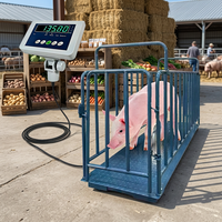 Báscula para Pesar Animales de 500 kg, Venta de Fábrica, Básculas para Pesar Ganado, Aves de Corral, Cerdos y Ovejas, Equipo de Medición de Peso Animal