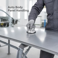 Ventouse manuelle industrielle en alliage d'aluminium robuste avec kit de réparation pour l'installation et la manipulation de verre et de carrelage