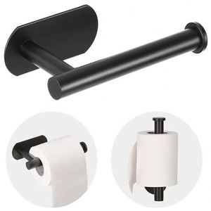High Quality Wholesale Cheap Tear Black Stainless Steel Kitchen Toilet <b>Paper</b> <b>Towel</b> Roll <b>Holder</b> - Product Image 1