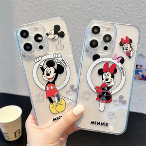 Di alta qualità Mickey cartone animato di aspirazione magnetica cassa del telefono per iphone 16 15 14 13 12 plus/pro/pro max accessori del telefono - Product Image 2