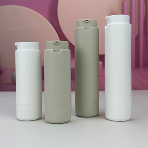 Flacon pompe sans air en plastique rechargeable 25ml 45ml avec bouchon à vis pour crème, lotion, toner et masque facial – Emballage cosmétique - Product Image 4