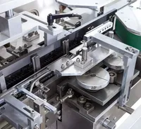 Machine d'emballage automatique pour flacons et tubes cosmétiques, aliments et boissons |   Cartonneuse haute vitesse pour plastique/papier (50-80 boîtes/min)