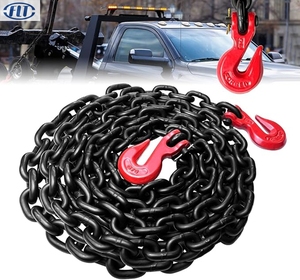 Chaîne de transport de fret en acier galvanisé 10 mm 12 mm 13 mm G80 G70 avec crochets à œil - Product Image 4