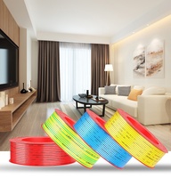 Cable Eléctrico de Bajo Precio de 1.5mm 2.5mm H07V-U BV, Cables Eléctricos Aislados de PVC, Cable Trenzado para Cableado de Viviendas