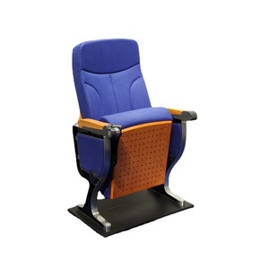 เก้าอี้หอประชุมมานวาเอ็กซ์โป รุ่น HB603 สีบลูบีช พร้อมที่วางแขน สำหรับโรงเรียนและโรงละคร - Product Image 3
