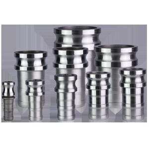 Adaptateur de conversion de tuyau flexible de type E mâle en alliage d'aluminium de 2,5 pouces à 6 pouces et connecteurs - Product Image 2