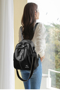 Sac à dos en cuir PU souple pour femmes, sacs à bandoulière de créateur pour femmes, nouveaux sacs d'école pour adolescentes, sacs à dos pour femmes - Product Image 2