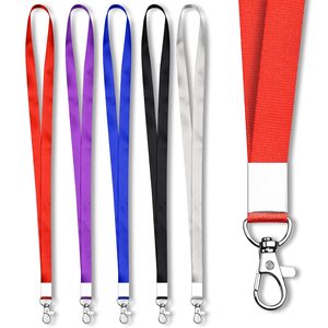 Wholesale 1.5cm Nylon Lanyard Custom Logo Neck Strap for ID Card Badge