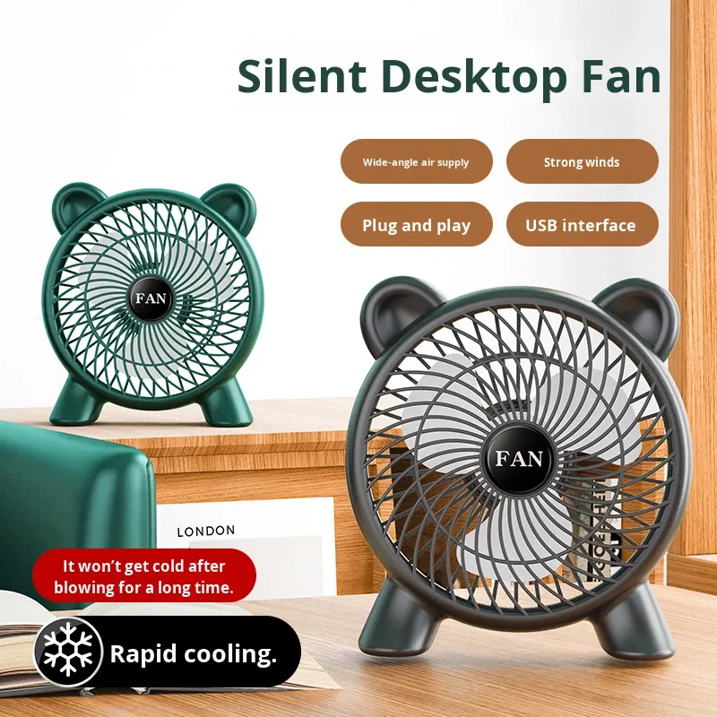 Cross border Mini Bear Desktop Fan
