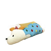 Peluche chiot couché, jouet en peluche doux en coton PP, coussin animal en peluche, chien de dessin animé mignon pour chambre à coucher, cadeau, vente en gros
