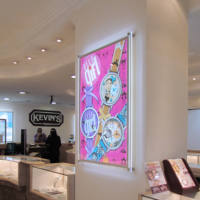 Boîte à lumière en aluminium rétroéclairée par LED A4/A3/A2/A1, panneau de menu lumineux et cadre photo, affichage publicitaire mural