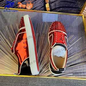 Zapatos Deportivos de Estilo Retro para Hombre y Mujer, Hechos de Cuero, Cómodos para Caminar, Estilo Louboutin - Product Image 5