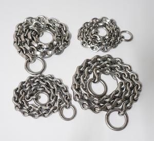 Stainless Steel <b>Dog</b> Chain Collar Heavy Duty Welded Strong Link <b>Padded</b> Durable Solid Custom Size OEM Factory - Product Image 6