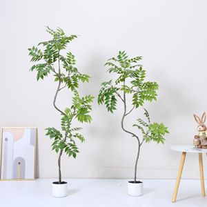 Arbre artificiel en bois peint Dream Castle, 100-200 cm, plante décorative d'intérieur, plante verte en pot sur pied - Product Image 3