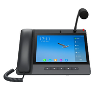 Téléphone IP A308i 20 lignes SIP, conférence 10 voies, écran tactile HD 7 pouces, caméra 5MP, microphone col de cygne, console de pagination, Gigabit PoE