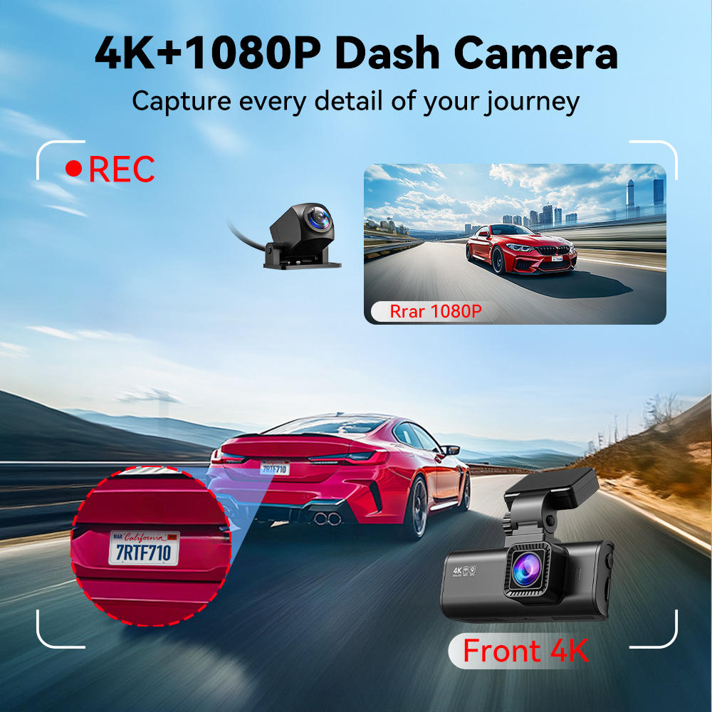 ORANGLES Wolfbox I17 Car Rear View Camera Dash Cams - full product showcase - displaying specifications - Image 5 of 6 | adapts to any space | Wolfbox I17 Car Rear View Camera Dash Cams deal New Jersey | Free Shipping ORANGLES
