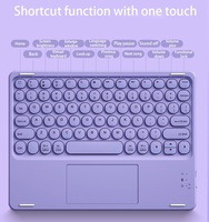 Alas sentuh pengisi daya Keyboard nirkabel, untuk kontrol Apple ponsel ipad komputer mengetik kantor portabel sangat tipis