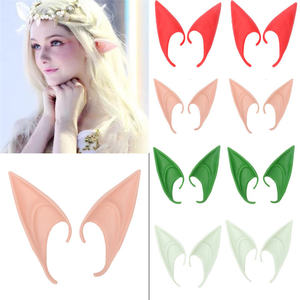 Orejas de Elfo de Látex con Punta Suave para Cosplay, Disfraz de Hada, Accesorio de Mascarada para Halloween, Orejas de <span class=keywords><strong>Vampiro</strong></span> - Product Image 1