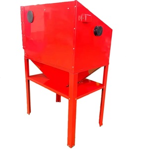 Small Dry <b>Sandblasting</b> Machine SBC220 220L Manual Descaling Stripping Rust Removal Metal Coil Cleaning Equipment - Product Image 2